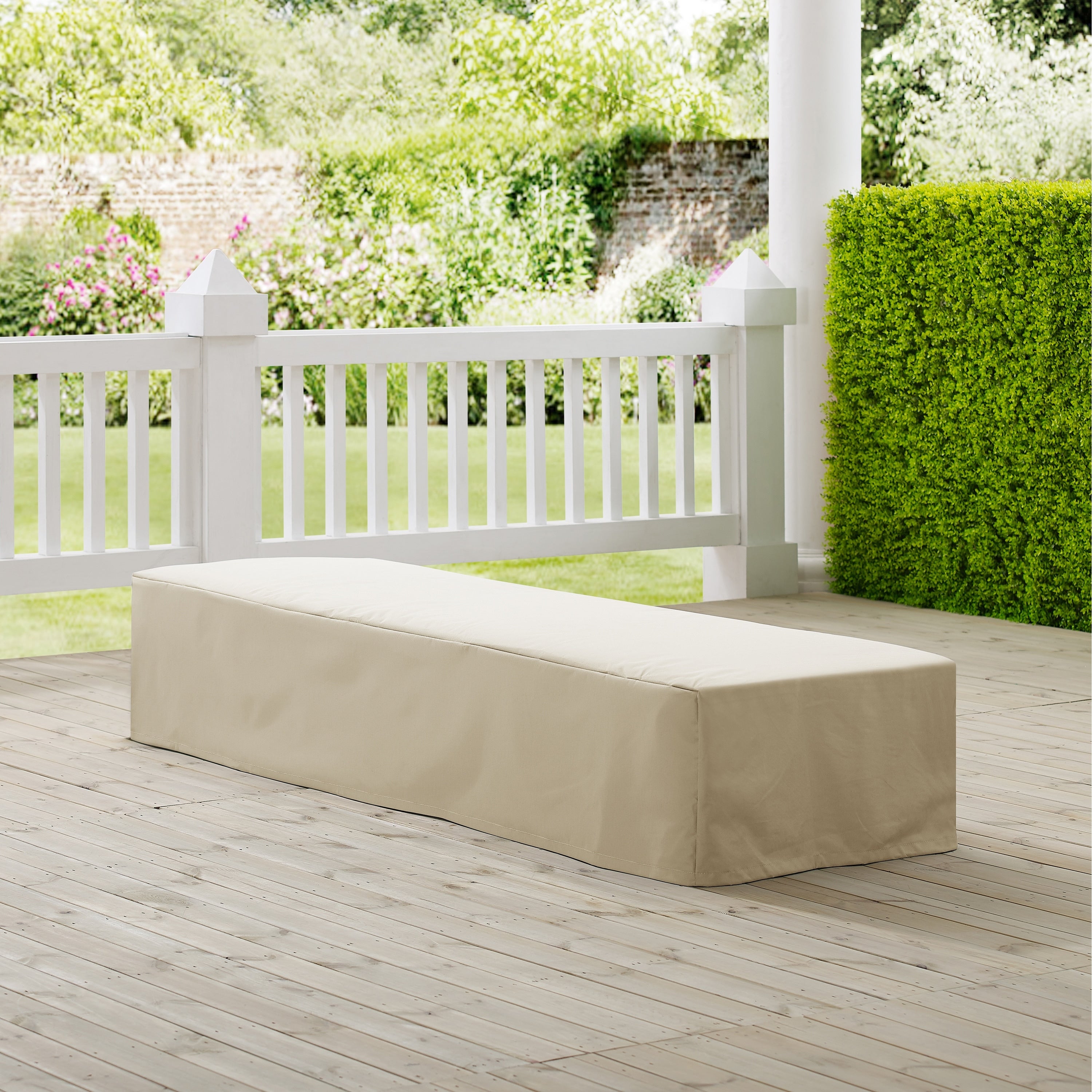 Outdoor Chaise Lounge Furniture Cover 79 W X 26 D X 14 H