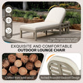Outdoor Chaise Lounge Set Of 2 Premium Acacia Wood Recliners With Adjustable Backrest And Cushions