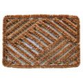 Outdoor Coconut Fiber Overlapping Cross Hatch Door Mat 2 X 14 2 X 14