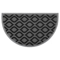 Outdoor Half Round Front Door Mat Embossed