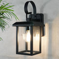 Outdoor Dusk To Dawn Wall Light 3000K 5000K Black Exterior Light Fixture