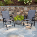 Outdoor Folding Patio Sling Chair Portable Chair 2 Pack