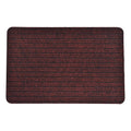 Evideco Outdoor Front Door Mat Chloe Polypropylene Latex Rug 24X16 Inch Maroon