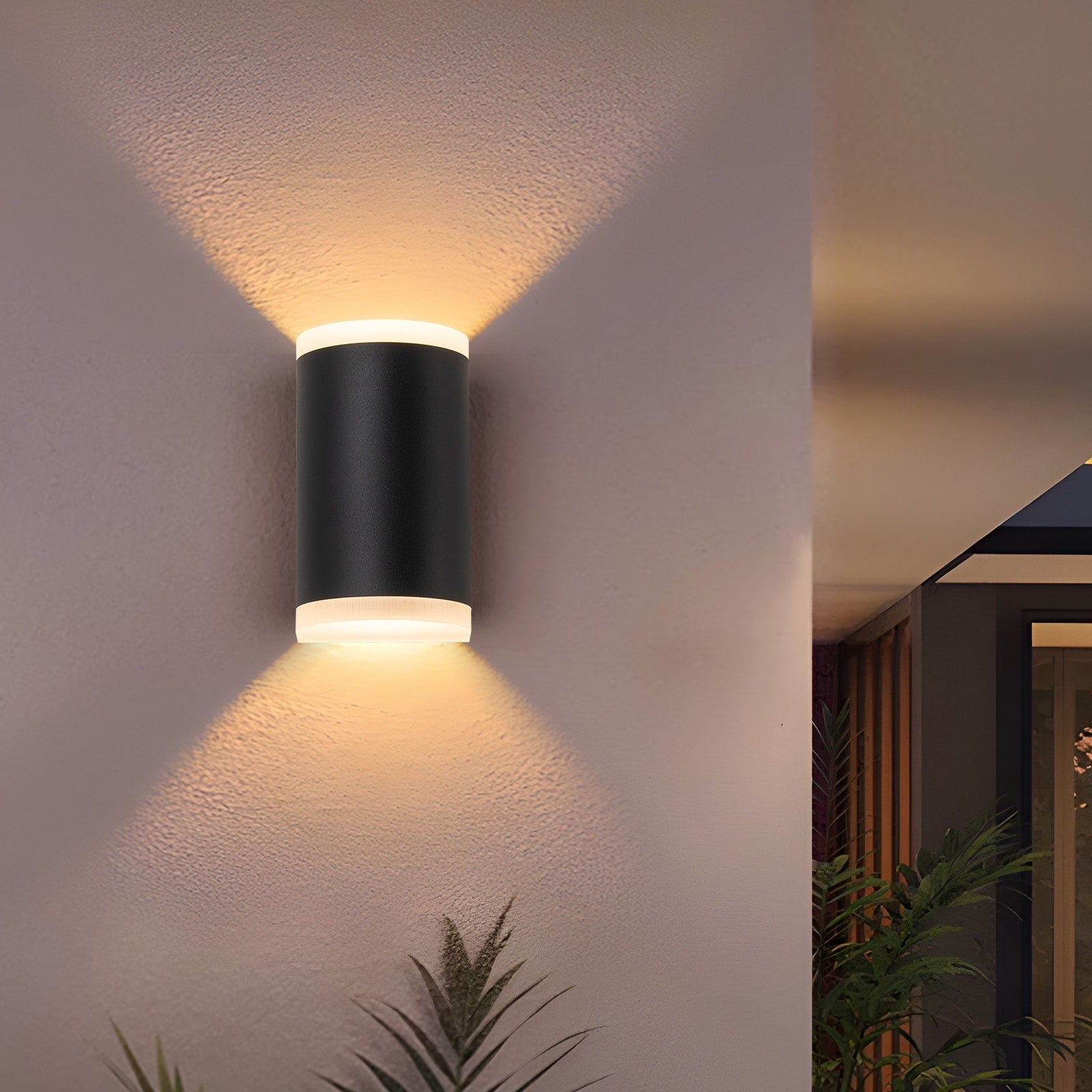Outdoor Integrated Led Wall Sconce H7.5 X W4.3 X D3.9