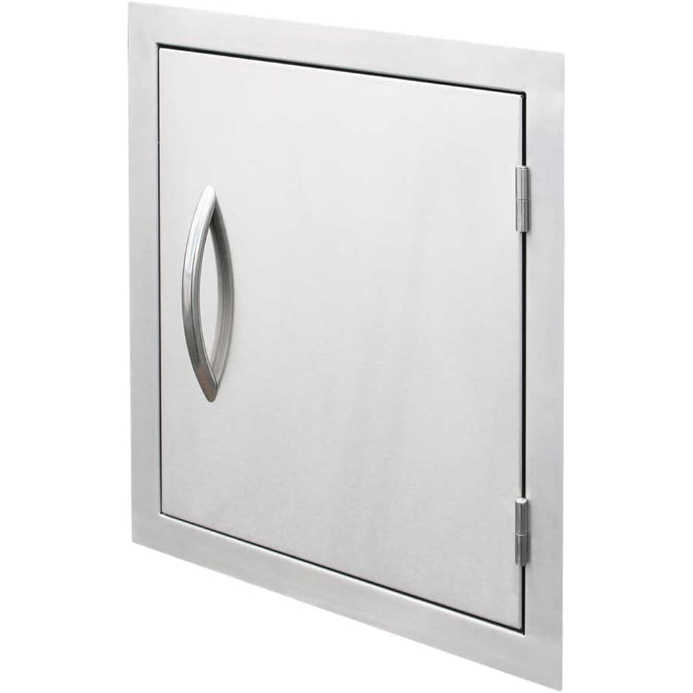 Cal Flame Outdoor Kitchen 18 In. Stainless Steel Vertical Storage Door