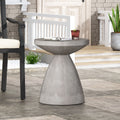 Outdoor Lightweight Concrete Side Table 25.13