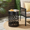 Outdoor Metal End Table Large 4.63