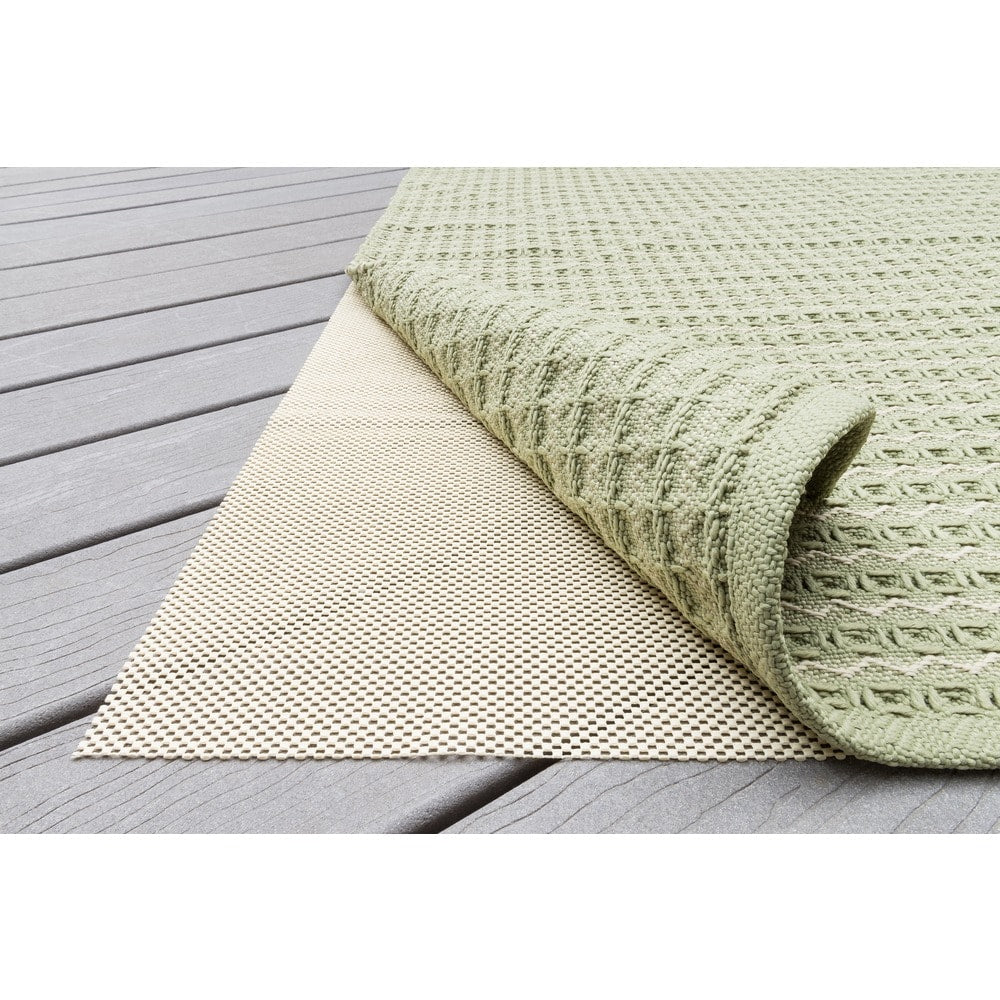 Outdoor Non Slip Beige Rug Pad 5 X 8 5 X 8