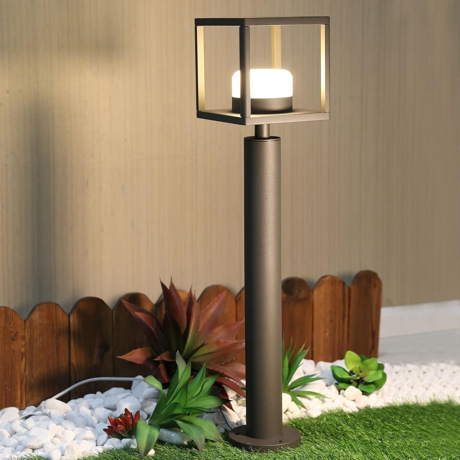 Outdoor Pathway Light Led Bollard Waterproof Garden Landscape Lighting Floor Lamp For Walkway