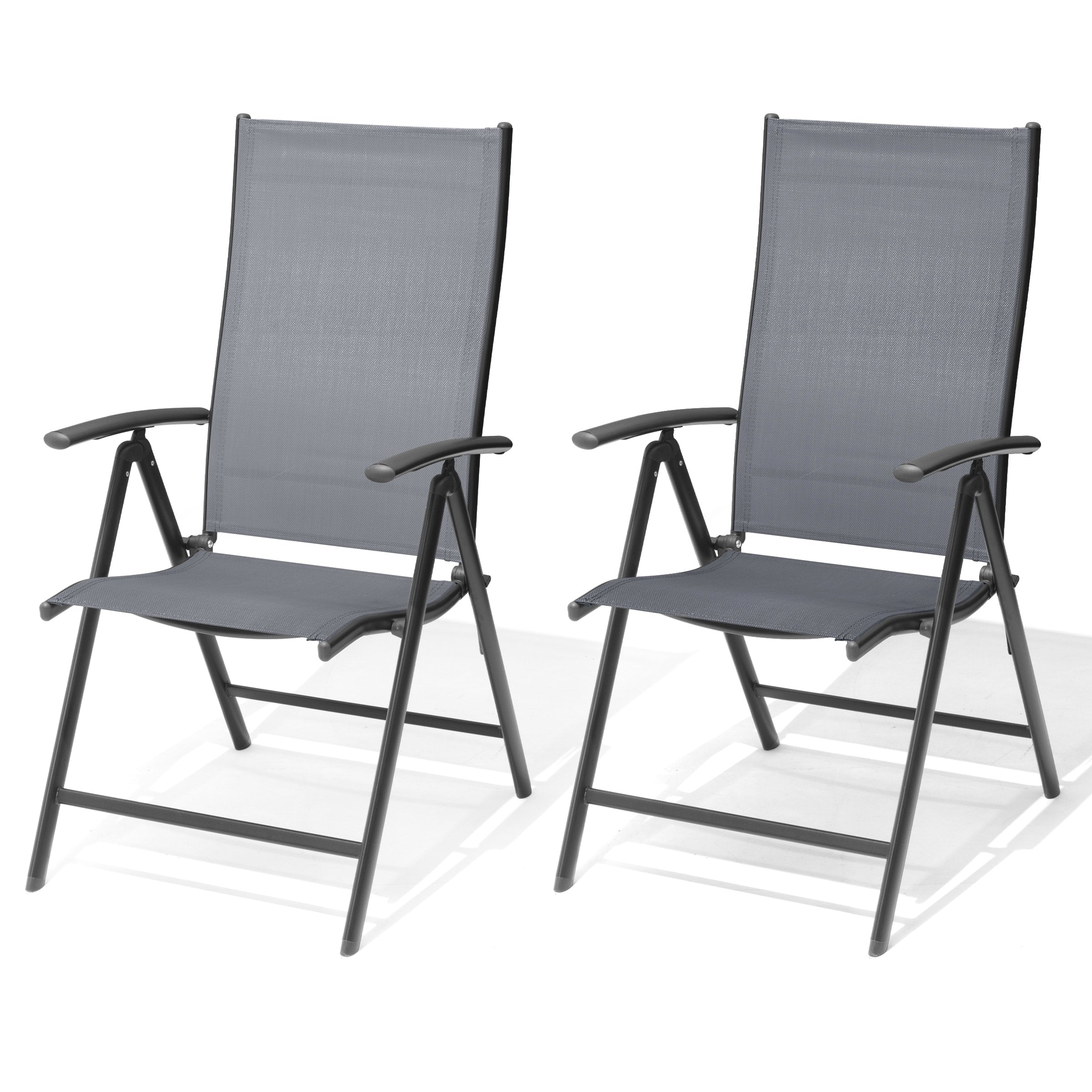 Outdoor Patio Adjustable Metal Folding Dining Chair N A