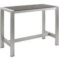 Outdoor Patio Aluminum Bar Table
