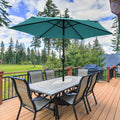 Outdoor Patio Umbrella With Metal Frame For Modern Patio Living
