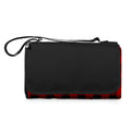 Blanket Tote Outdoor Picnic Blanket Red Black Buffalo Plaid