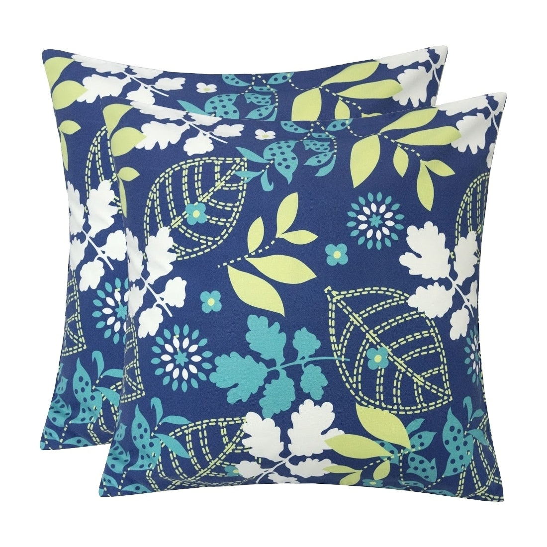 Outdoor Pillow Tropical Leaf Set Of 2