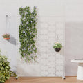 Outdoor Privacy Screen Waterproof Rustproof Metal Room Divider Movable Decorative Cut Out Panel 72 H X 47 W