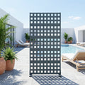 Outdoor Rectangle Privacy Screens Metal Screen Fence Panel