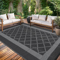 Outdoor Rug Waterproof Reversible Outdoor Plastic Straw Rug Patio Rugs With 4 Stakes Portable Bag Carpet Rv Mat