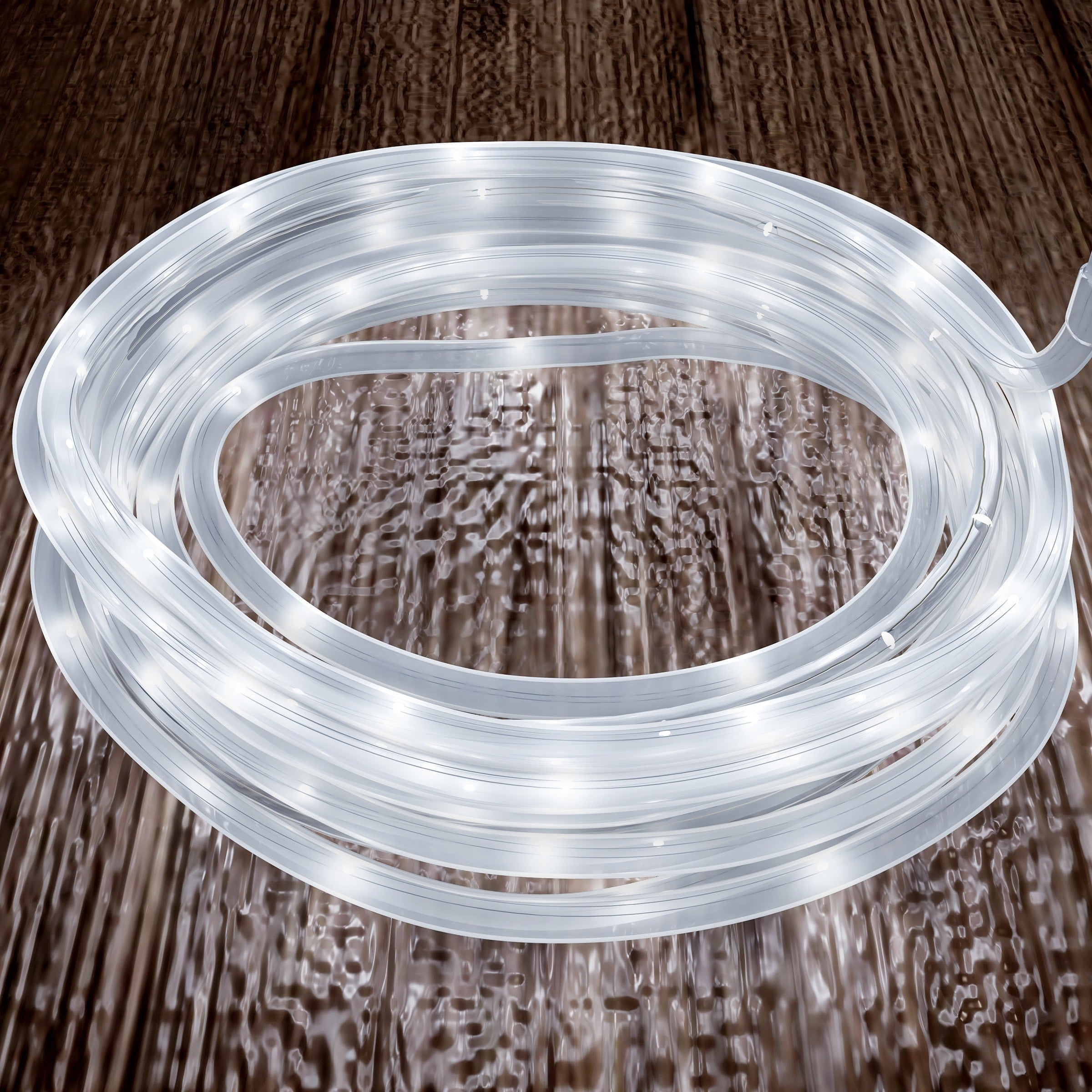 Outdoor Solar Rope Light 100 Led Lights With 8 Modes By Pure Garden 38.65 Ft