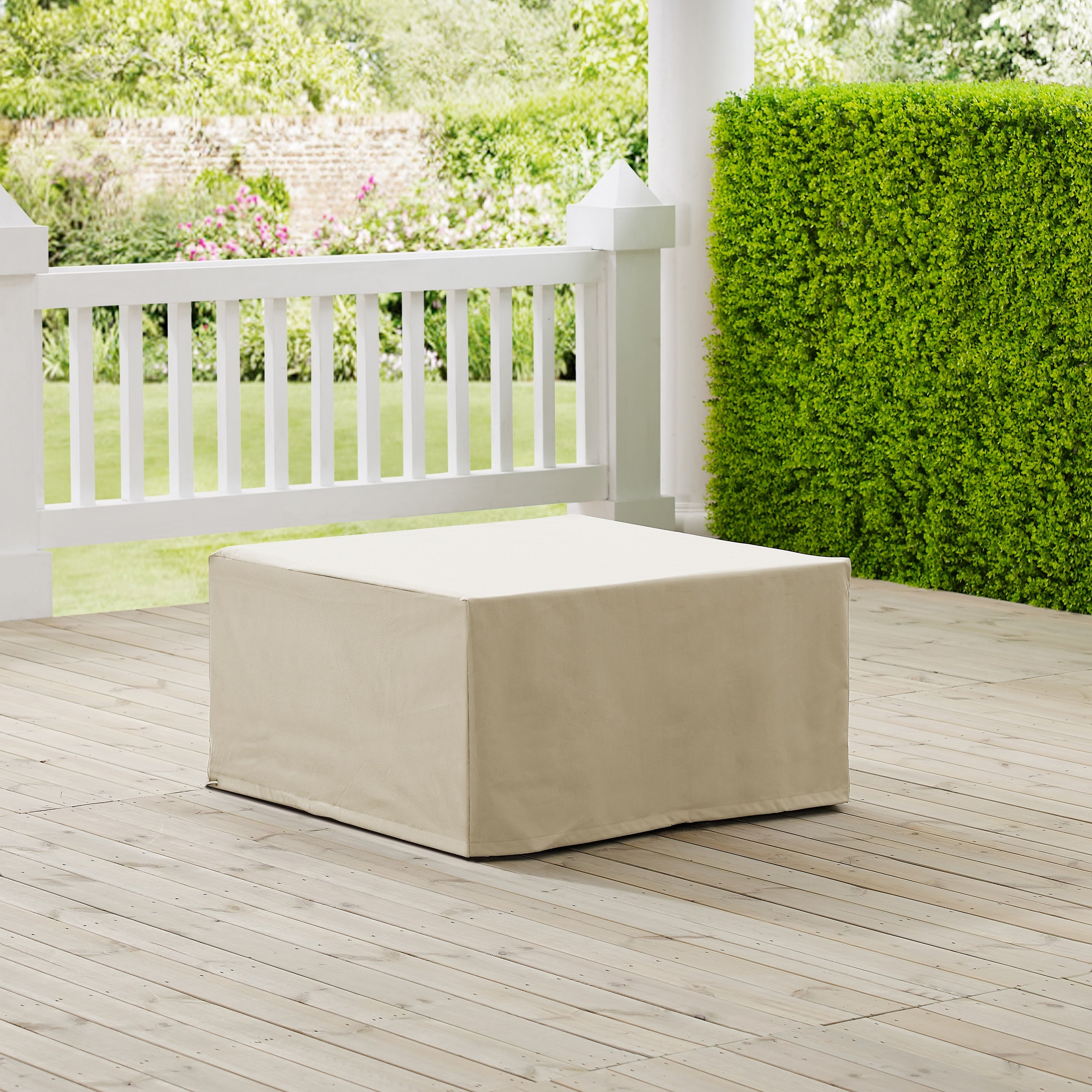 Outdoor Square Table Ottoman Furniture Cover 33 W X 33 D X 17.5 H