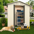 Outdoor Storage Garden Shed 5X3 Ft Apex Roof White