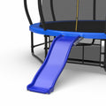 Outdoor Trampoline Slide Blue