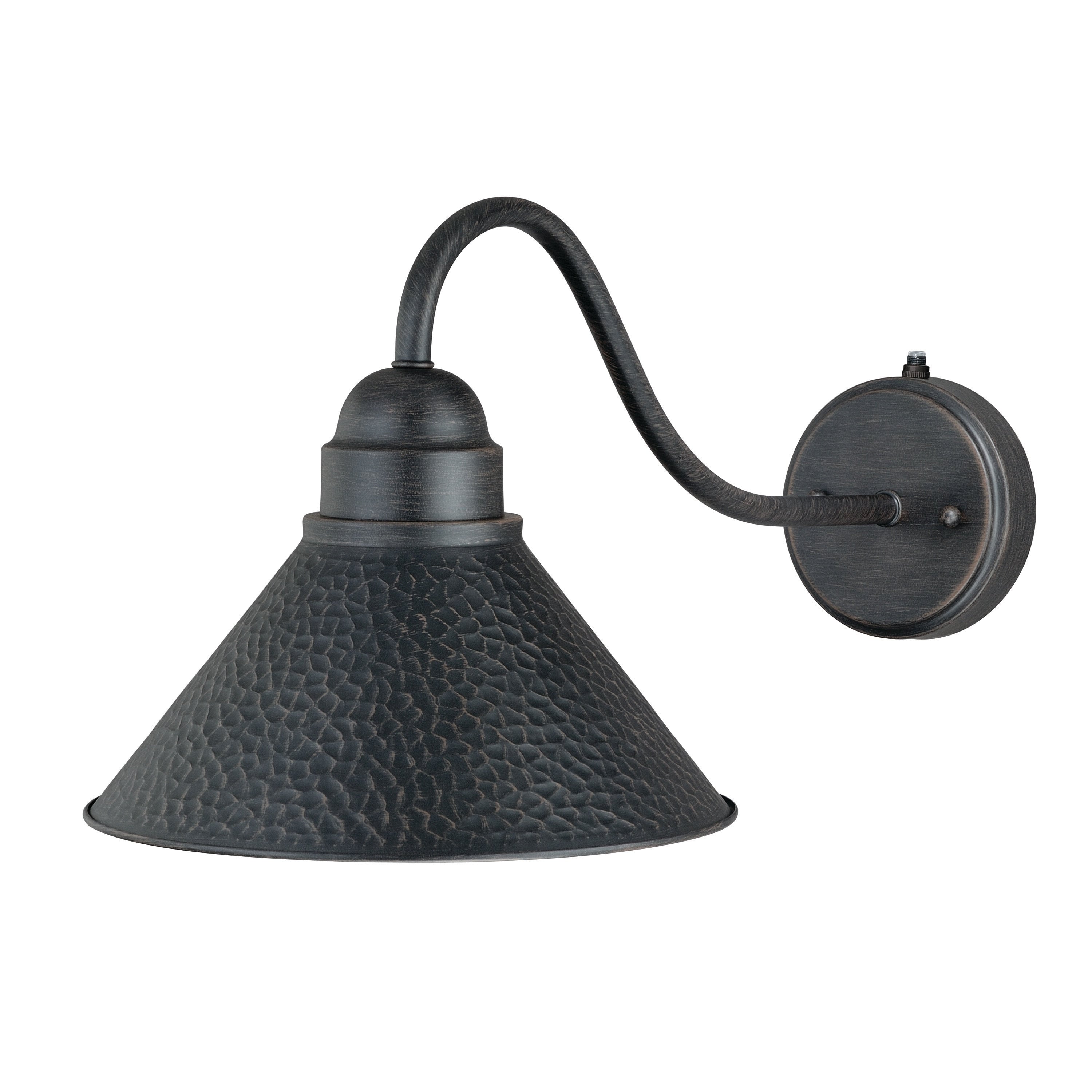 Vaxcel Outland 10 Long Arm Outdoor Wall Light Aged Iron