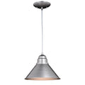 Vaxcel Outland Brushed Pewter Dark Sky Farmhouse Barn Pendant Light