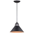 Vaxcel Outland 10 Outdoor Pendant Light Aged Iron