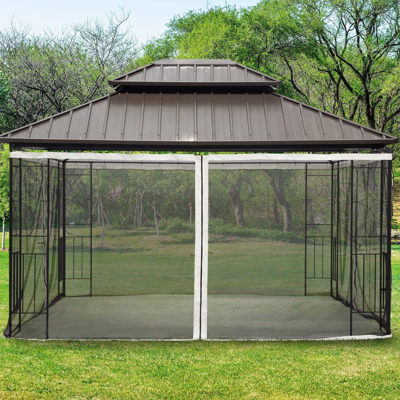 Outsunny Replacement Mosquito Netting For 10 X 12 Gazebo