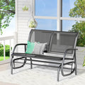 Outsunny Outdoor Patio Swing Glider Bench Chair