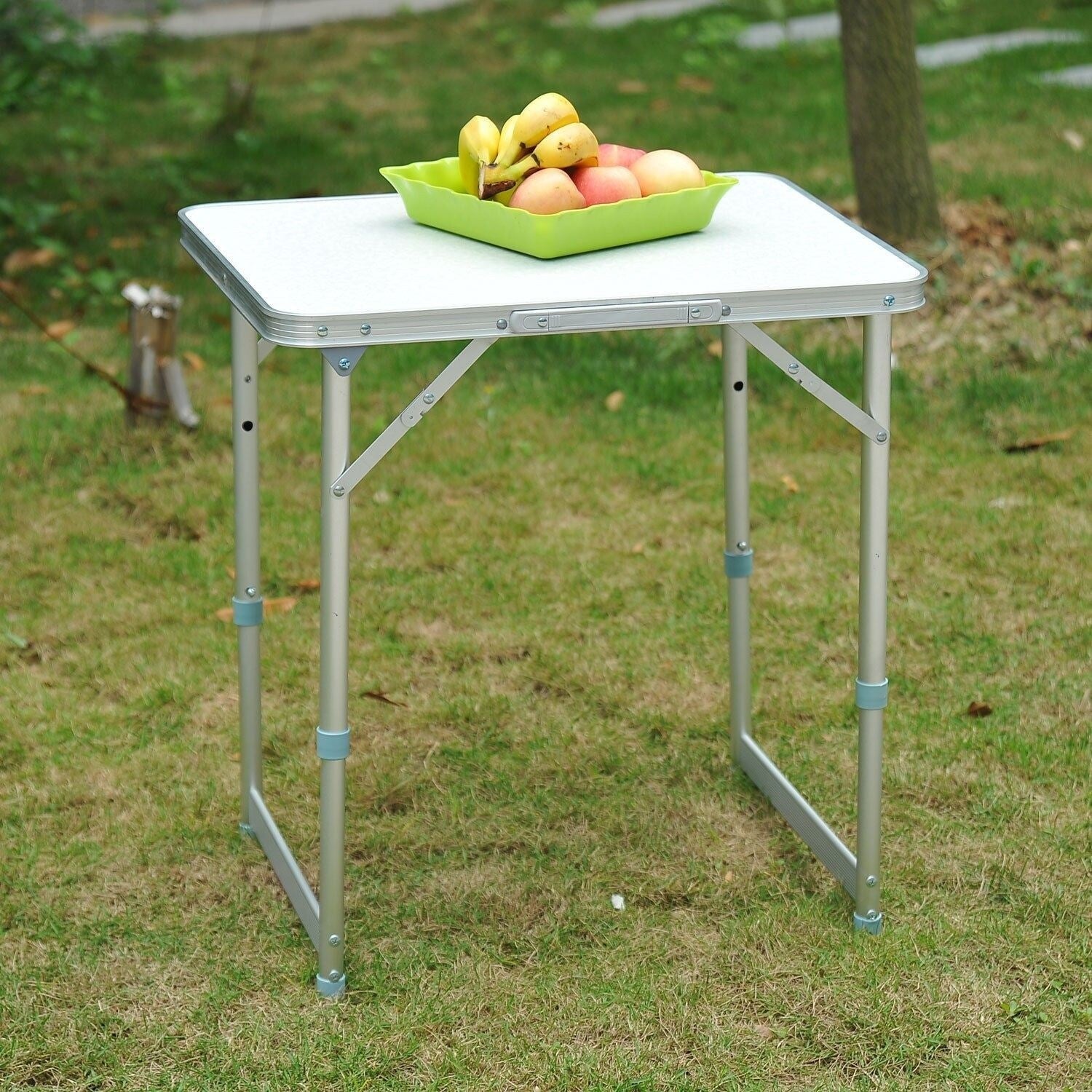 Outsunny Aluminum Folding Camping Table With Carrying Handle