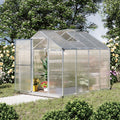 Outsunny Polycarbonate Aluminum Framed Greenhouse