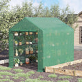 Outsunny 8 X 6 X 7 Portable Greenhouse W Shelves
