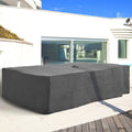 Outsunny 97 X 65 X 26 Weatherproof Outdoor Sectional Patio Furniture Cover With Ultimate Weather Protection Grey