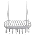 Outsunny Macrame Hammock Swing Chair 15.75