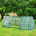 Outsunny 9 X 3 X 3 Portable Flower Garden Greenhouse