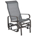 Outsunny Outdoor Fabric Gliding Chair