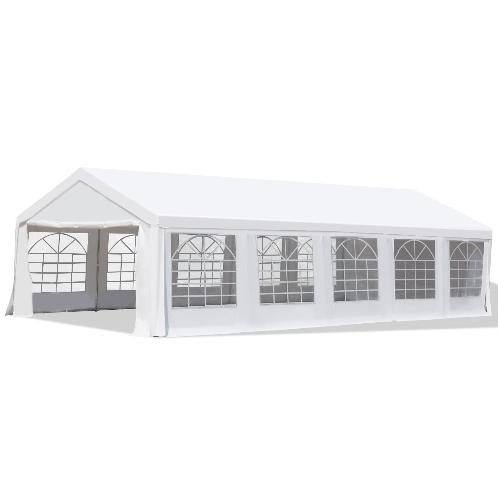 Outsunny White Heavy Duty Carport Canopy Wedding Tent Garage