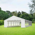 Outsunny Party Tent Event Canopy With Sidewalls And Windows