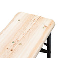 Outsunny Wooden Outdoor Folding Picnic Table Set