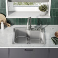 Ouvert 25 X 22 Stainless Steel Single Basin Top Mount Kitchen Sink