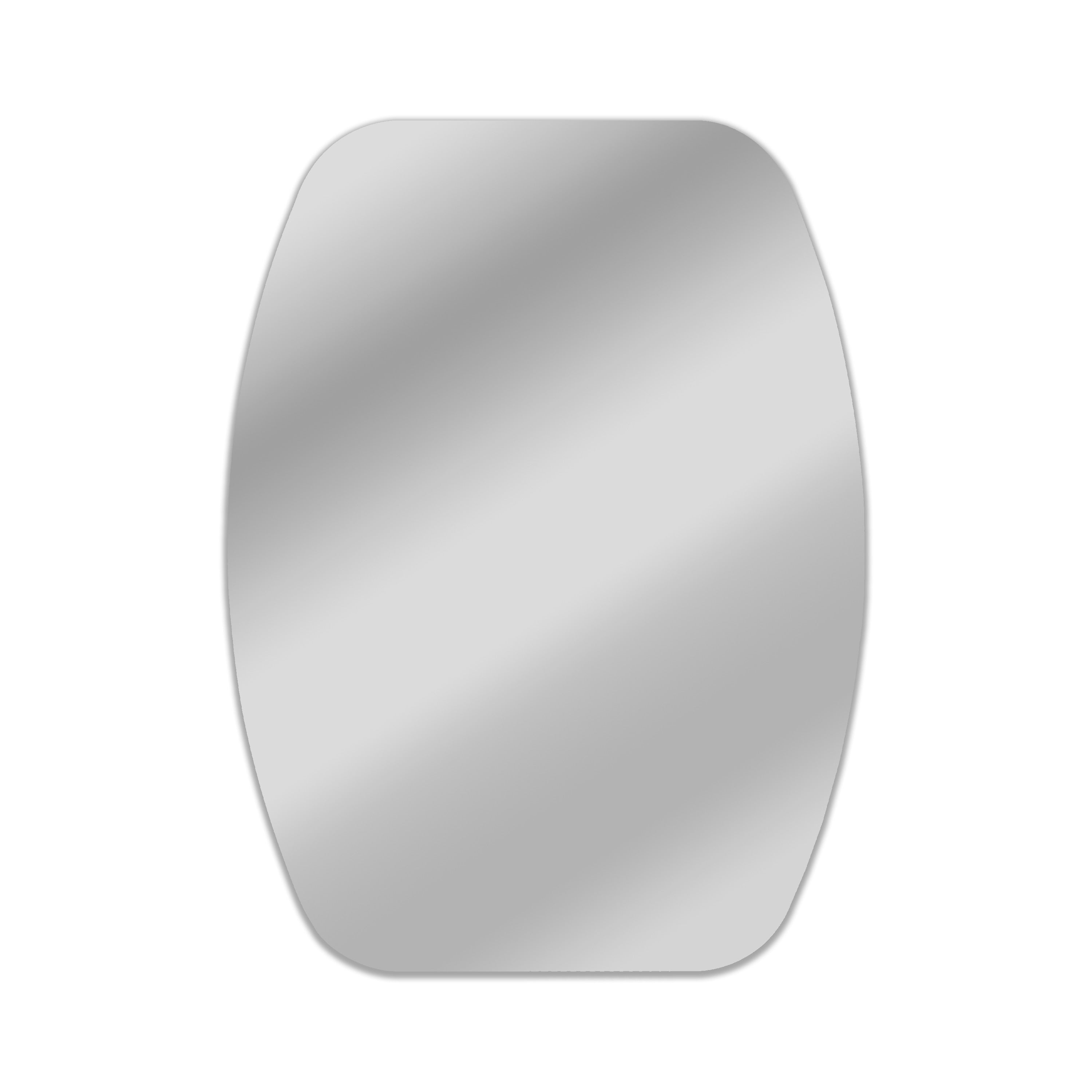 Oval Frameless Mirror 31.5 X 24.4
