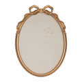 Oval Pin Board Frame With Elegant Bow Accent 23.5 H