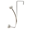 Over The Door Hook Rack With 2 Ball Ends 0.8 L X 4 W X 7.5 H