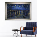 Over The Rhone Claude Monet Silver Frame