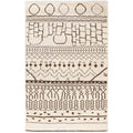 Overdyed Hand Knotted Wool Modern Contemporary Beige Area Rug 5 1 X 7 10