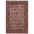 Overdyed Hand Knotted Wool Modern Contemporary Beige Area Rug 6 2 X 9 1