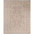 Overdyed Hand Knotted Wool Modern Contemporary Beige Area Rug 7 10 X 9 10