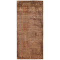 Overdyed Hand Knotted Wool Modern Contemporary Beige Runner 2 7 X 6 0