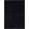 Overdyed Hand Knotted Wool Modern Contemporary Black Area Rug 10 1 X 14 5